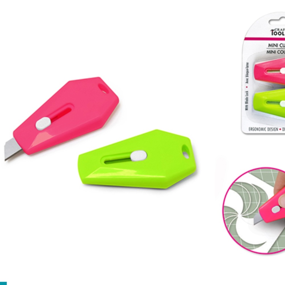 Mini Cutters x2 Locking w/Key Ring